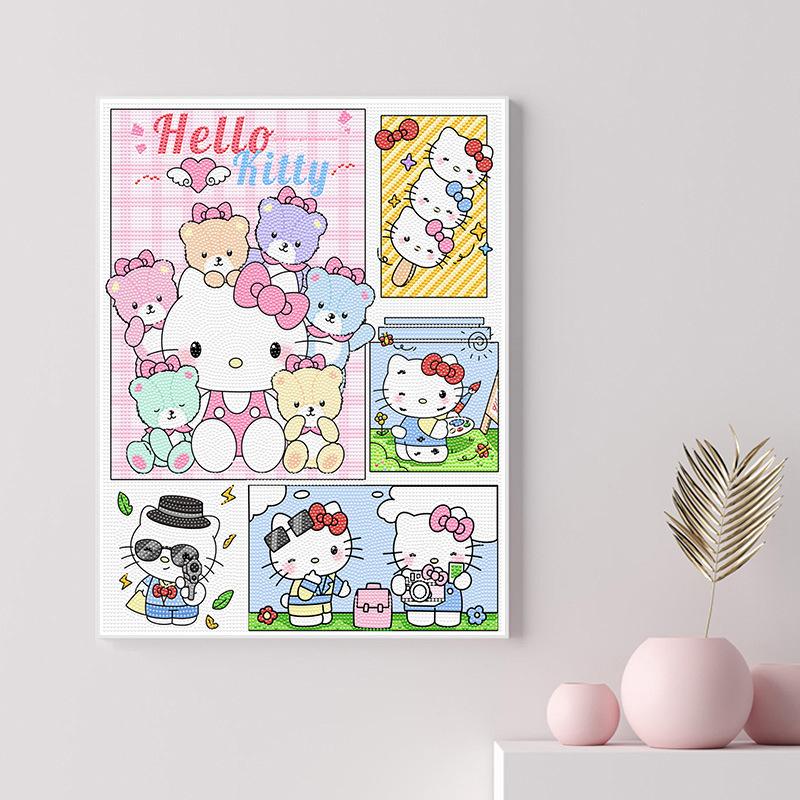 40X50Cm Diamond Painting Large Size Diamond Sticker Bedroom Living Room Decorative Painting With Photo Frame