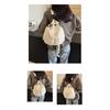 Waterproof Lightweight Cross-Shoulder Crossbody Bag Fashion Casual Large Capacity Drawstring Bucket Bag Simple Casual WOMEN'S Bag