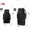 Zhongbisheng Large Capacity Hiking Rucksack