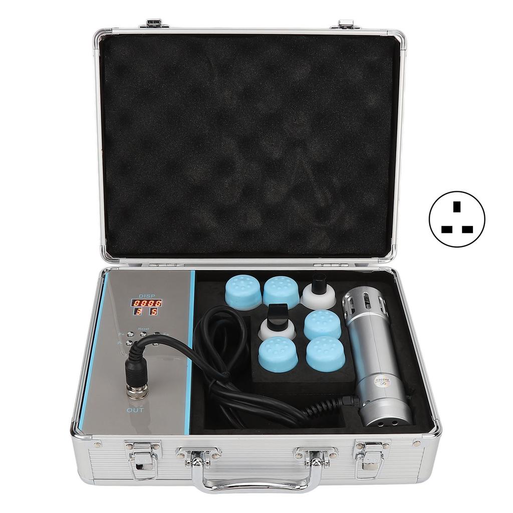 Shockwave Therapy Machine ED Therapy Machine Professional ESWT Shockwave Therapy Machine Silver