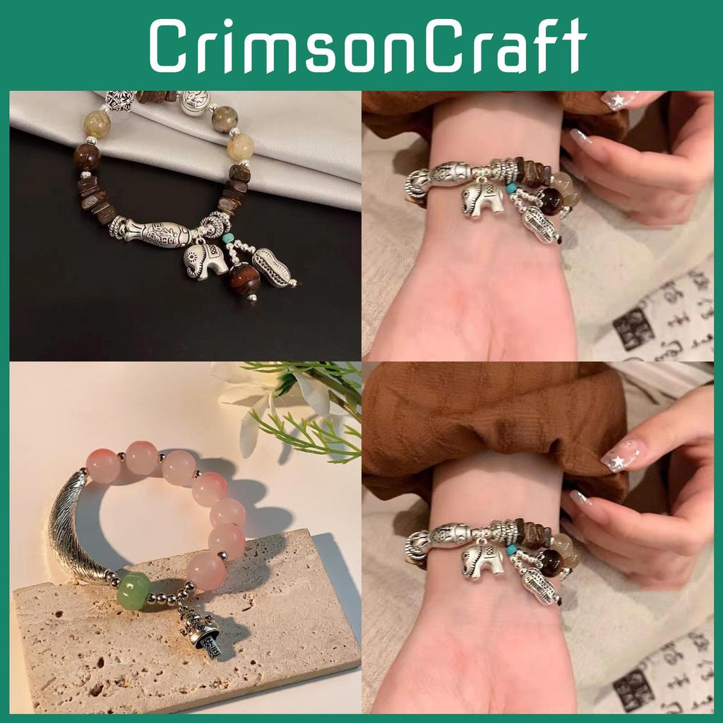 Exquisites ethnisches Legierungs-Elefantenarmband für Frauen Neues schickes geometrisches Design