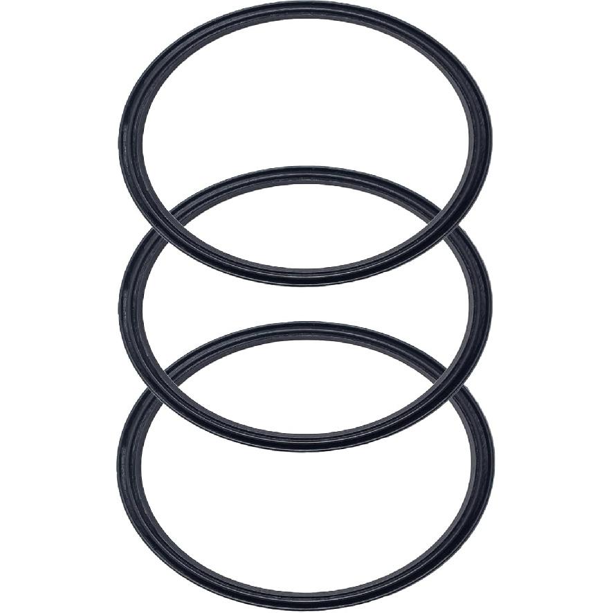 3 Pack - 20 & 10 Oz Replacement Rubber Lid Rings, 3.3 Inch Diameter Gasket Seals, White Lid Gasket Rings for Ulated Stainless Steel Tumbler Fits Yti,