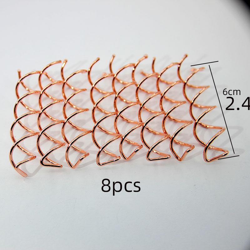 Set da 20 pezzi di accessori per capelli a forma di disco a spirale, strumenti per lo styling dei capelli marroni e neri, vendita diretta in fabbrica