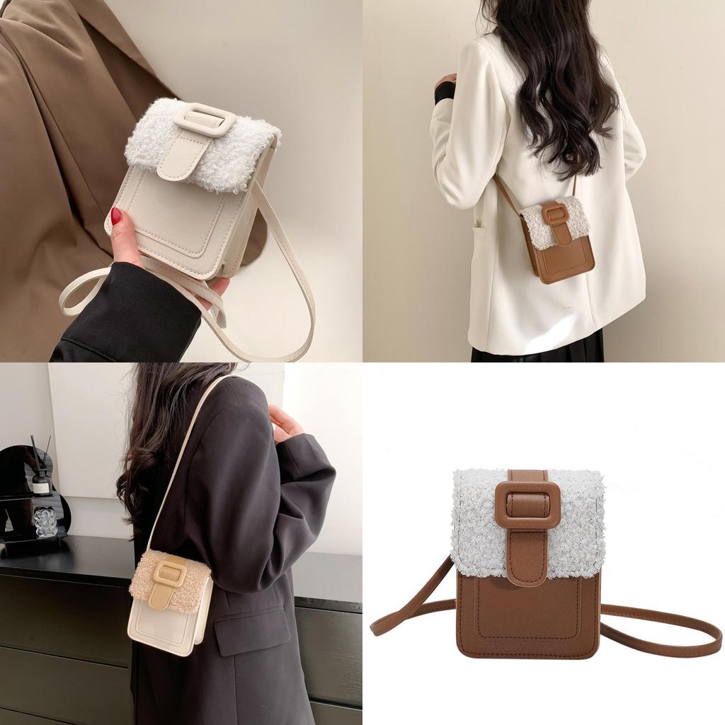 Fashionable Minimalist Women's Bag 2023 Spring New Cute Portable Phone Bag Chic Shoulder Crossbody Bag