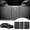 Rear Seat Back Cover Backrest Protector for Tesla 2020 ~ 2026 Model Y Juniper Trunk Anti-scratch Pad Anti-dirty Mat with Velcro