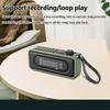 Portable Outdoor Bluetooth Speaker Wireless Stereo Subwoofer Mini FM Radio Handsfree Call Music Player Support Recording Dual TF