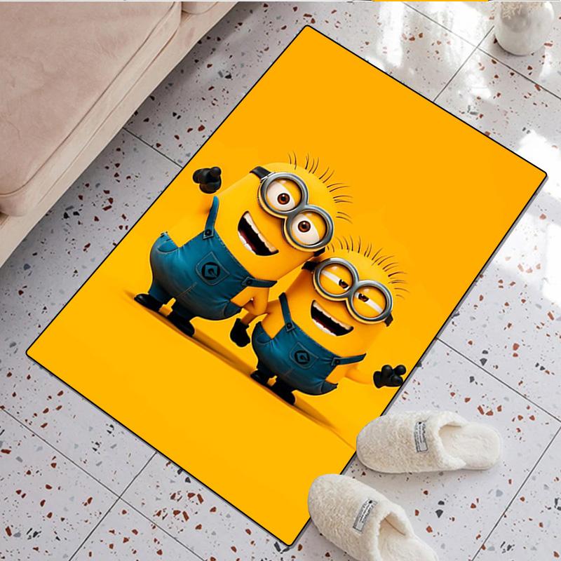 Despicable Minions Rug Carpet Office Decorative Carpet For Living Room Bedroom Door Mat Floor Rug Computer Chair Area Rug