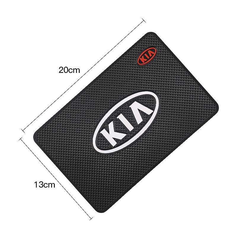 ZDTG5 Car Dashboard Anti-Slip Mat Cell Phone Key Storage Mat Car Accessories For Kia Sportage Ceed Picanto Rio ProCeed Niro 5 3 4 K7 K