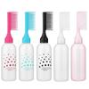with Comb Perming Solution Bottle Refillable Hair Dye Styling Tools Gifts Hair Dye Bottle