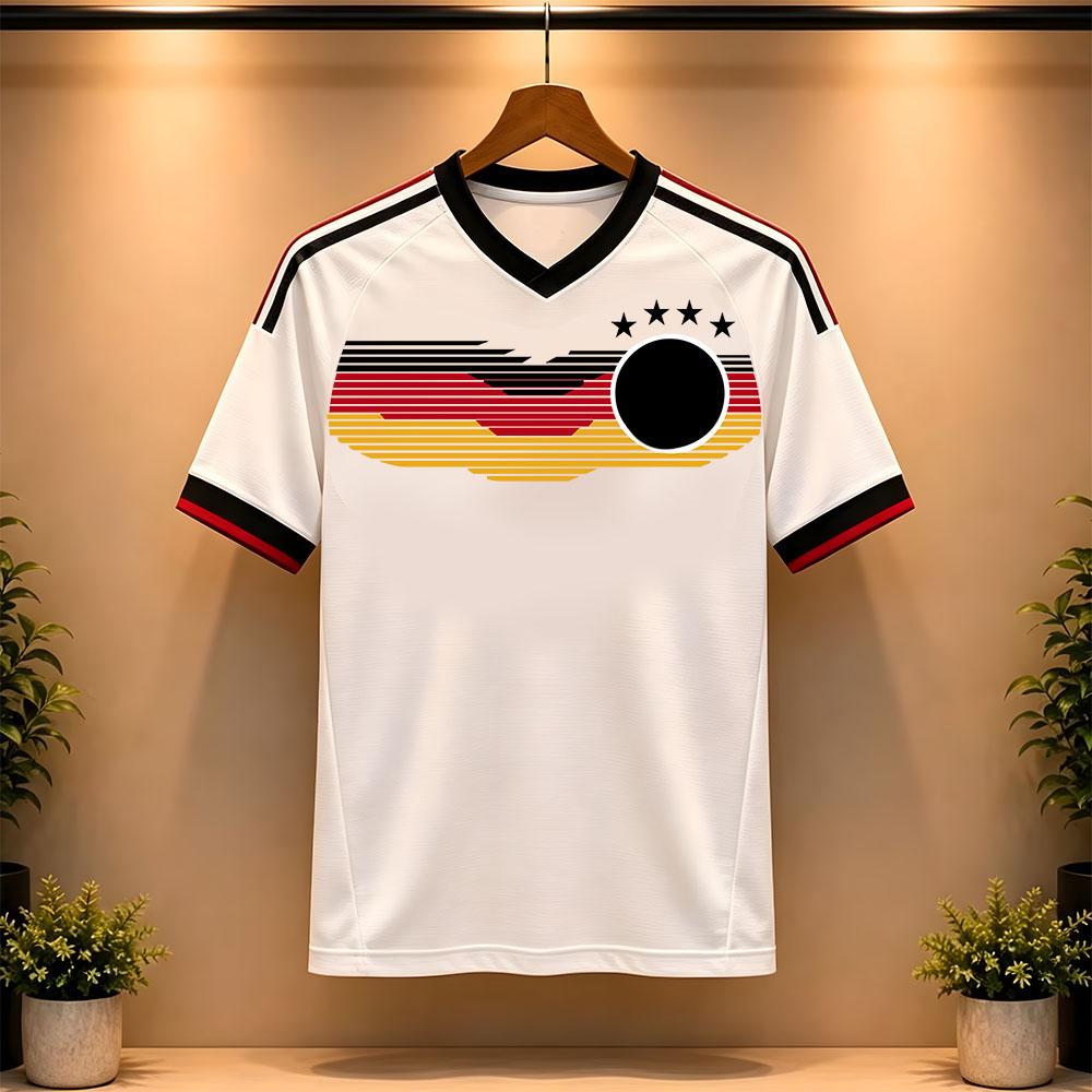Germany Soccer 2026 Mesh Jersey German Football Shirt Fan T Shirts Summer Comfortable Breathable Tees Unisex Tops