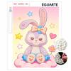 5D DIY Pearl Painting Kit, Adorable Bunny Star Cloud Home Bedroom Wall Decor Crafts Handmade Gift for Her