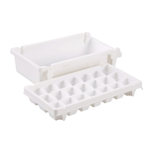 Pearl Metal Ice Tray, Medium, 21-Cup, with Box, White, Coolis, Made in Japan, H-5235