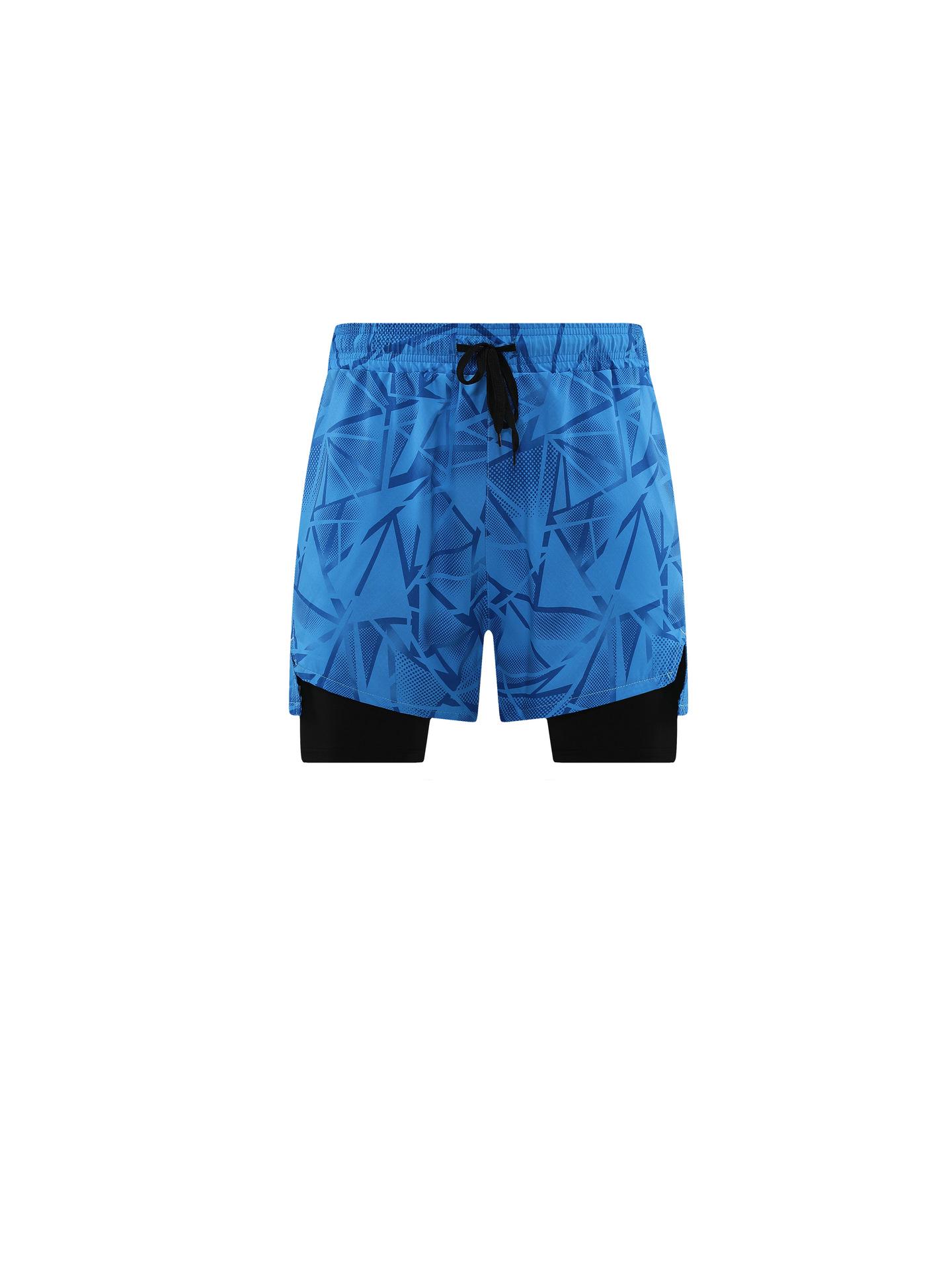 

Мужские дышащие спортивные шорты до колена 2024: Защита от смущения, Свободный крой, Повседневный беговой дизайн Medium королевский синий