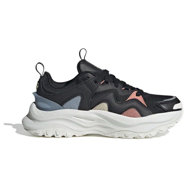 Adidas Maxxwavy Comfortable Simple Shock Absorption Non-Slip Low-Top Casual Shoes Women Casual Shoes Black Multicolor IF6889