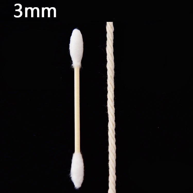 Cotton Fine Wrapped Thread Tapestry Woven Absorbent Rope Three Ply Cotton Rope Artificial Coarse Cotton Rope Binding 1mm 2mm 3mm 4mm 5mm 6mm