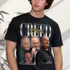 T-shirt Creed Bratton The Office Fan Top Vintage Per l'Uso Quotidiano Morbido Casual Elasticizzato Unisex Streetwear Comodo