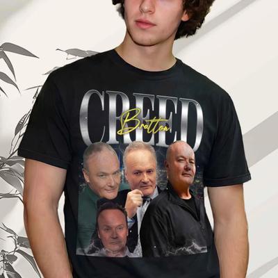 Creed Bratton T Shirt The Office Fan Vintage Top For Everyday Wear Soft Casual Stretched Unisex Streetwear Comfortable