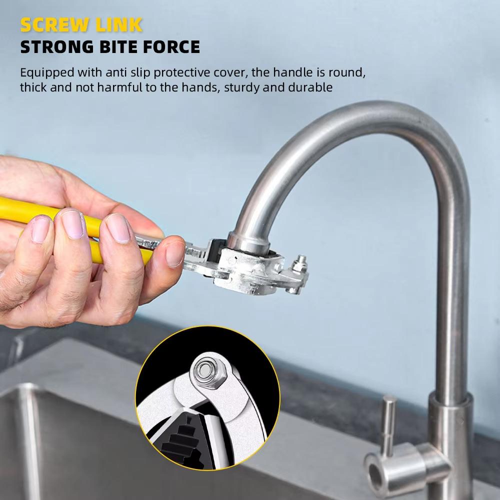 Faucet Bubbler Wrench Installing Tool for Kitchen Sink Bathroom Aerator Dish Basin Sink Nozzle Removal Installation Repair Tool