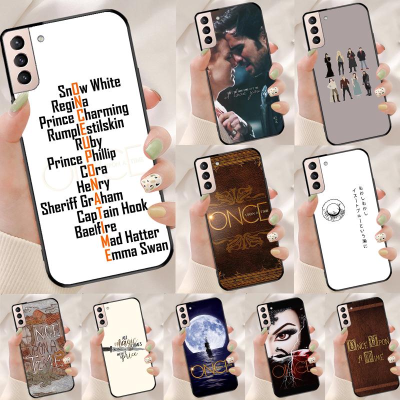 Etui Funda Once Upon A Time Do Samsung Galaxy S25 Ultra S9 S10 S20 S21 S22 Plus S23 Ultra S24 FE Pokrowiec na Telefon