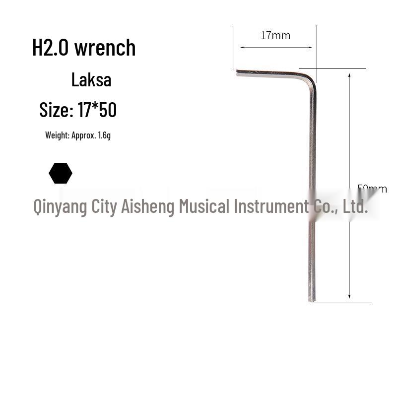 Universal Guzheng & Guitar Tuner Wrench, Four-Corner/Eight-Corner String Tuning Tool