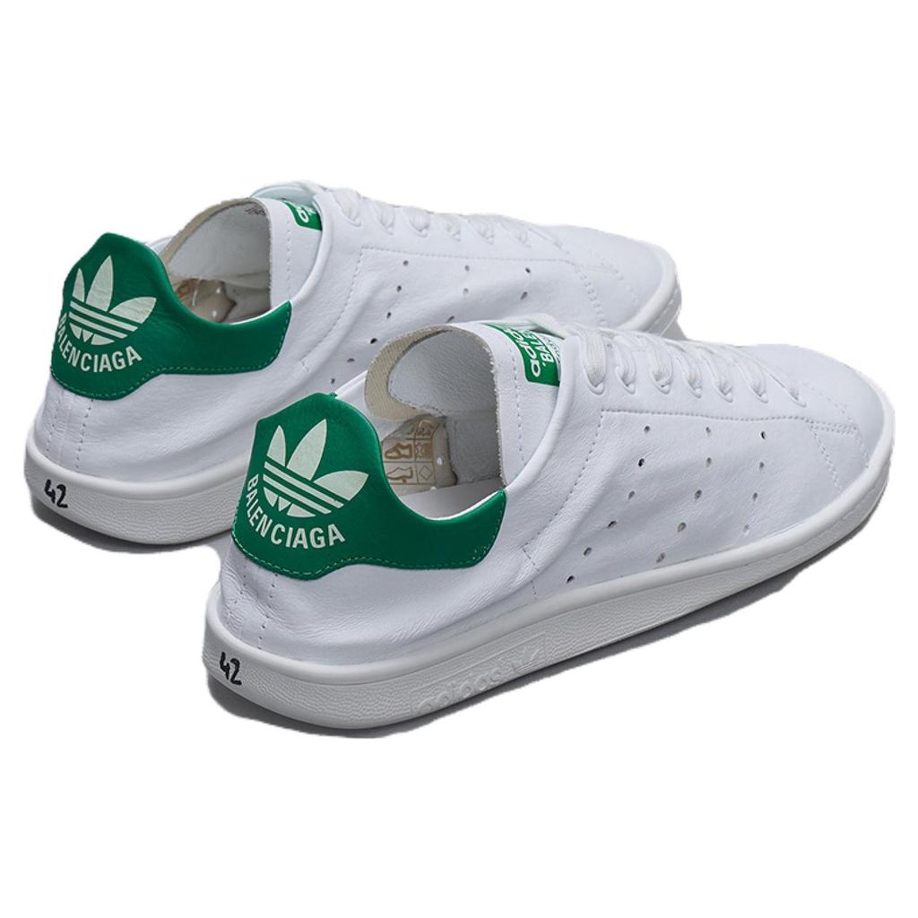 Balenciaga X Adidas  Stan Smith White Green Women Sneakers Core-White ID7567
