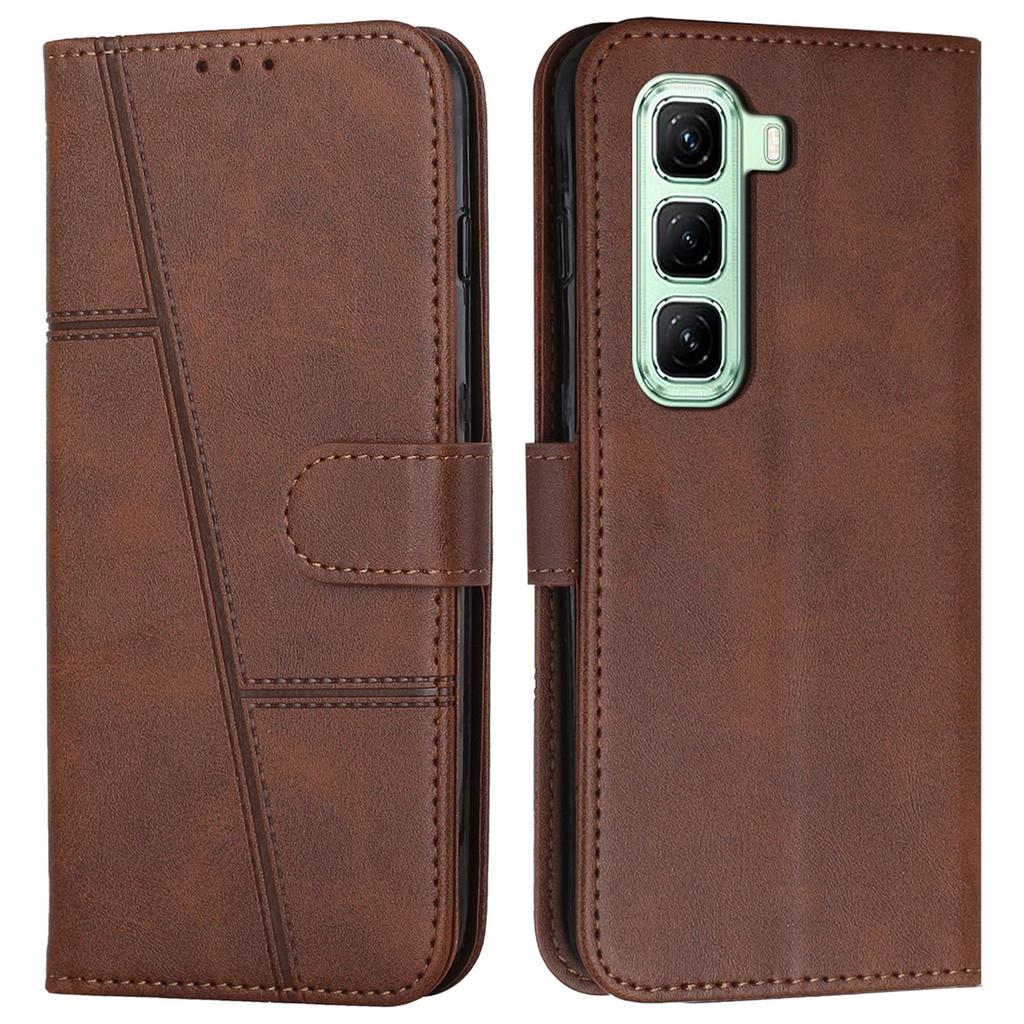 For Infinix Hot 50 4G Case Stand Flip Protective Leather Phone Cover