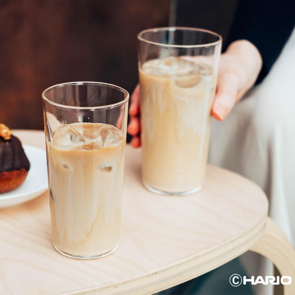 Hario Varmebestandig glass 420 ml Ølglass Mikrobølgeovn Tåler oppvaskmaskin laget i Japan HPG-420