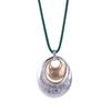 Women'S Long Necklace Geometric Matte Fashion Simple Style Sweater Chain Jewelry