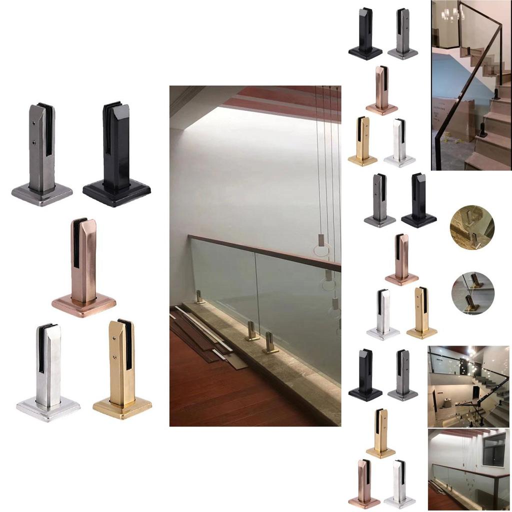Modern And Minimalist Glass Clamp For Loft And Staircase 304 Stainless Steel