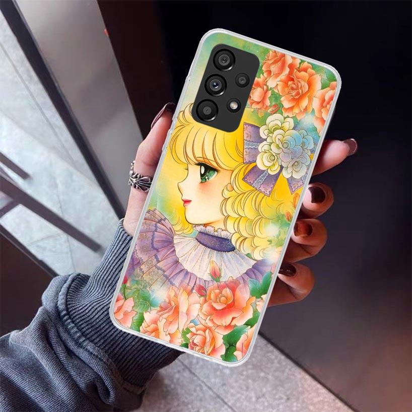 Anime Candy Phone Case For Samsung Galaxy A17 A16 A15 A14 A13 A57 A56 A55 A54 A53 A37 A36 A35 A34 A33 A26 A25 A24 A23 Galaxy A17