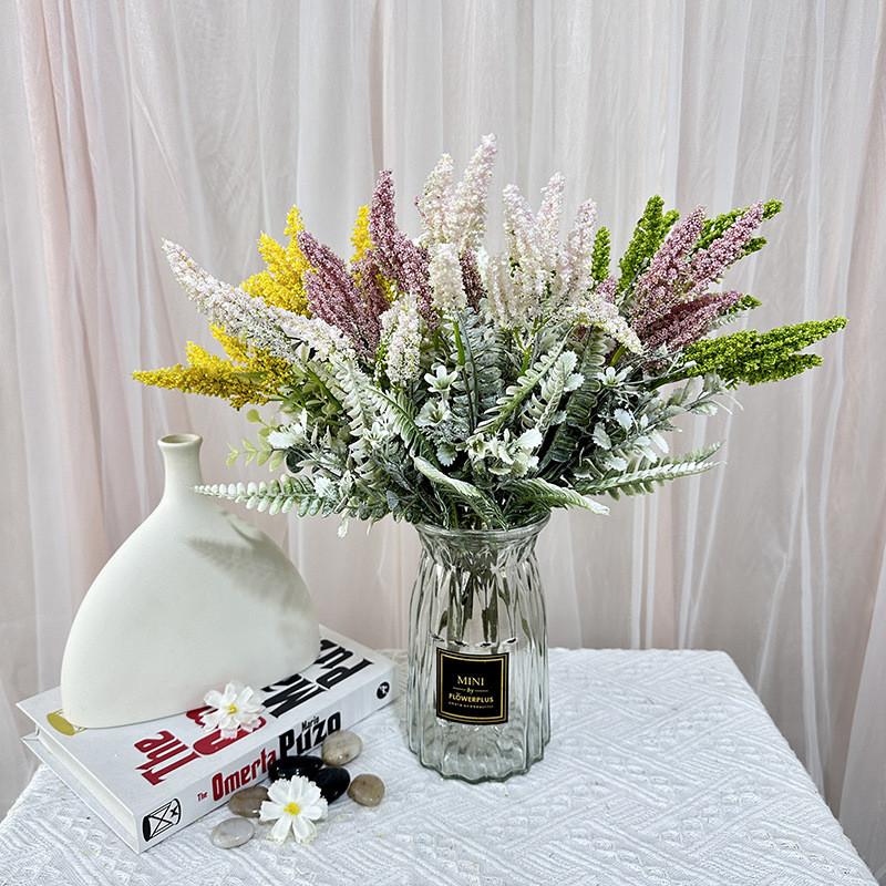Euphrasia Ten Pectinata Plastic Faux Flower Plant For Home Decor And Event Use