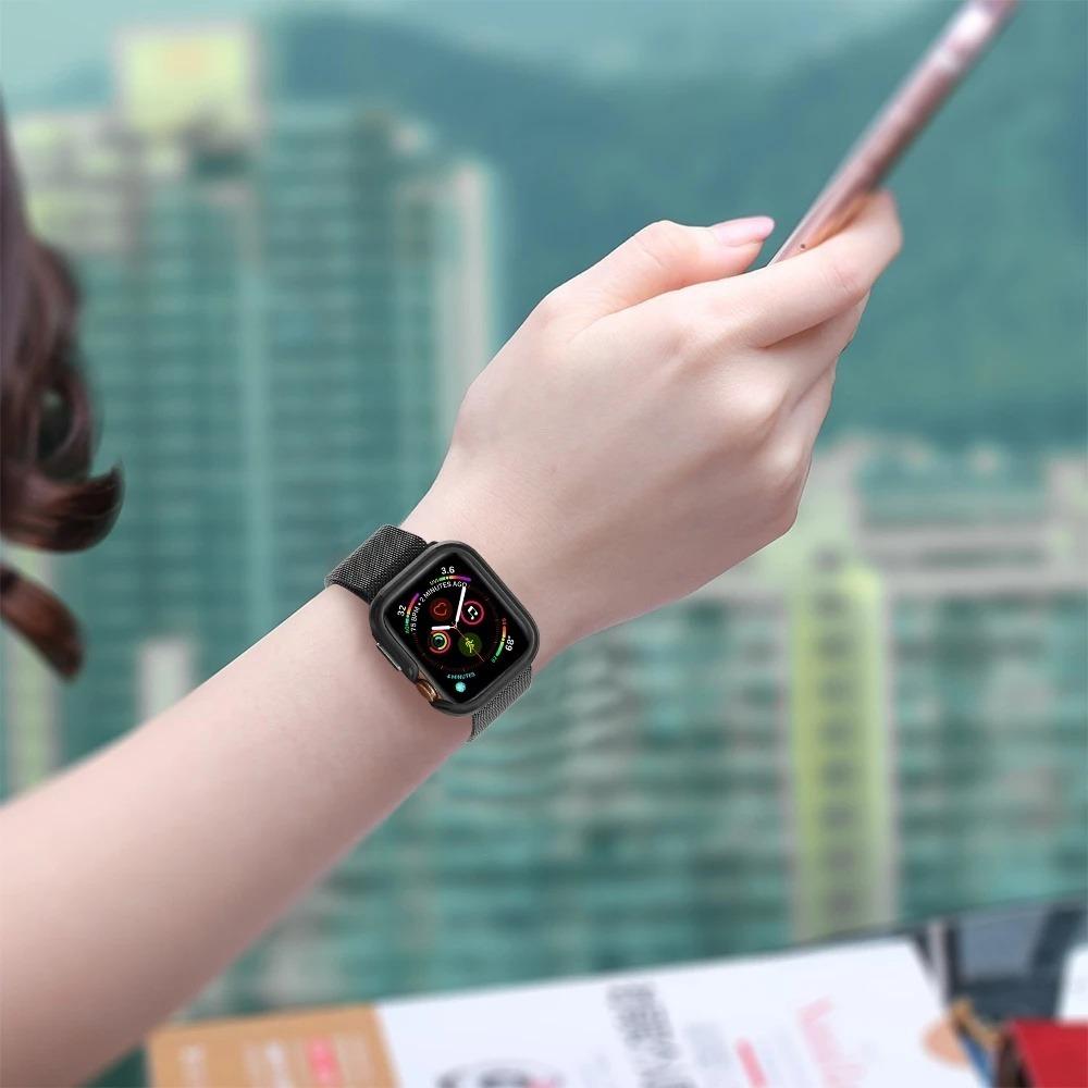 Buy For Apple Watch Series 7 41mm 45mm 2 in 1 Aluminum alloy + Soft TPU  Bumper Case for iWatch Series 7 Shockproof Hard Metal Cover at affordable  prices — free shipping, real reviews with photos — Joom