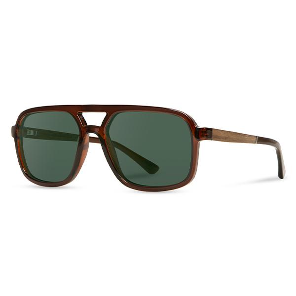 Kaempeu Glacier Clay Walnut Hd+ Polarized G15 Lens