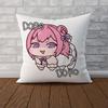 Cute DORO Pillow Case For Car Sofa Decorative Home Doublesided Print Plush Square Throw Pillow Cushion Cover