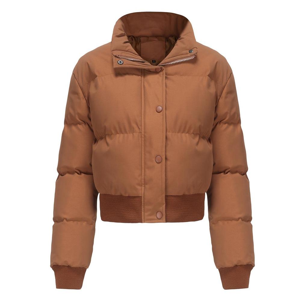 Turtleneck loose casual cotton-padded bread suit