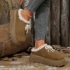 Fashion Pearls Decor Thick Sole Plush Slippers Women Outdoor Warm Winter Cotton Shoes Woman Plus Size 36-43 Non Slip Snow Boots