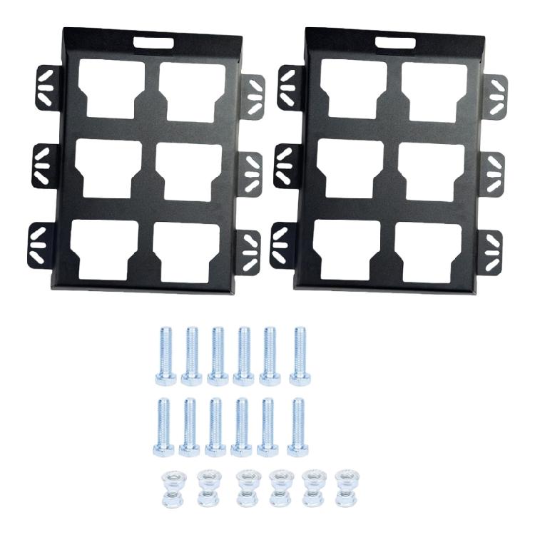 Металлическая монтажная пластина половинной ширины для наборов инструментов ящиков для инструментов Настенное или напольное крепление Хранение и организация инструментов 5270₽