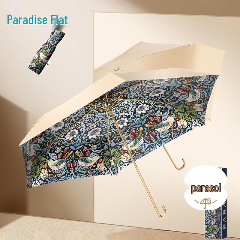 Tiangtang x VA Museum Strawberry 5-Fold UV Umbrella