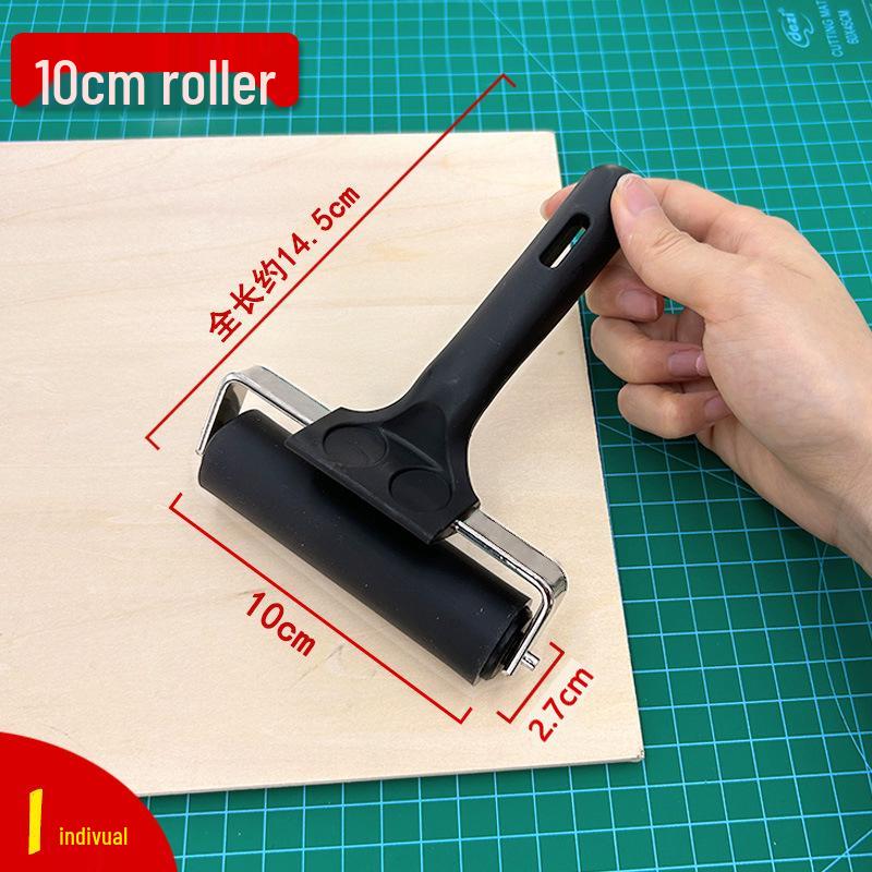 Art Rubber Ink Roller Brush 6cm - Printmaking & Painting Tool