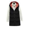 New double-sided wear vest women's winter medium and long vest new autumn and winter down cotton vest thick coat