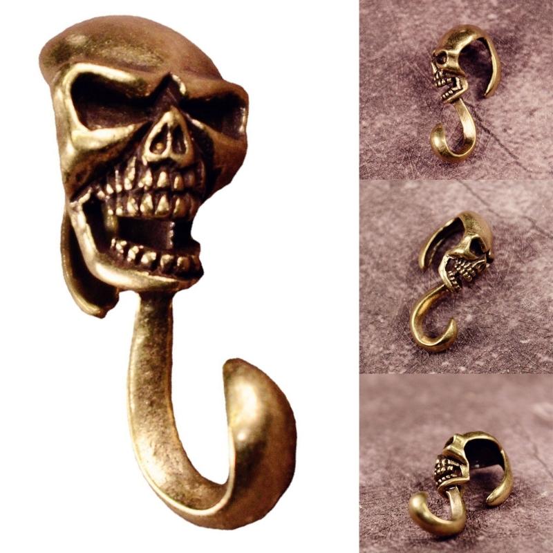 Retro Schedel Gekerfde Haak S-Vorm Metalen Haak Decoratieve Hangers Voor Kleding Tas Naaien Ambachtelijke Hardware Accessoires
