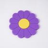 Flower Car Cup Coaster Anti-slip Silicone Cup Pad Durable Car Storage Mat  Car Interior