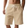 Pantaloncini Casual da Uomo con Coulisse in Vita e Tasche Vestibilità Rilassata Tessuto Leggero Morbido Design Elastico Comodo