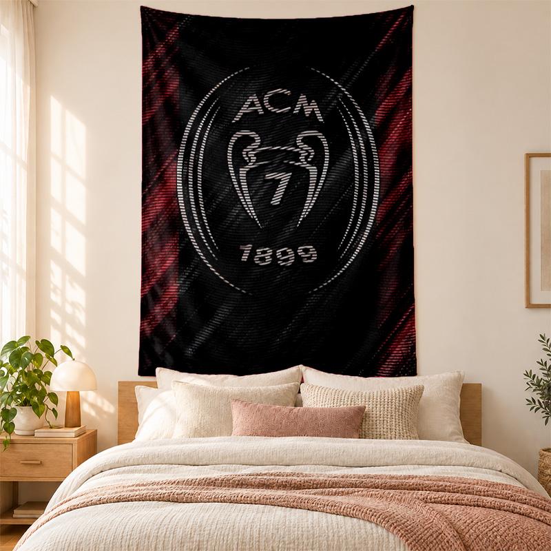 AC Milan Tapestry Highquality for Decorating Living Room Bedroom Dorm Walls Ideal As Bedroom Wallart Orholiday Gift