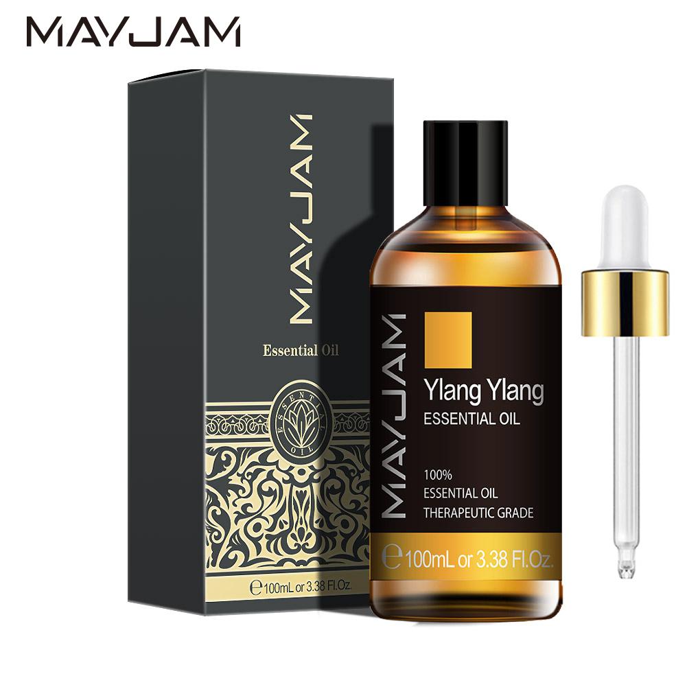 10ml/30ml/100ml Ylang Ylang Pure Essential Oil Aromatherapy Diffusers Oil Purify the Air Bactericide MAYJAM