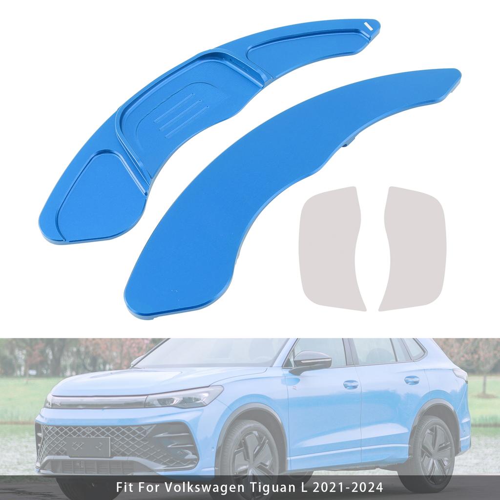 Extensie Padele Volan Pentru VW Golf 7 T-ROC Aluminiu Albastru