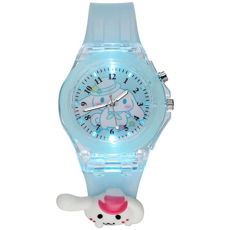 Cartoon Primary School Children'S Watch, Luminous Silicone Electronic Watch Doll Watch