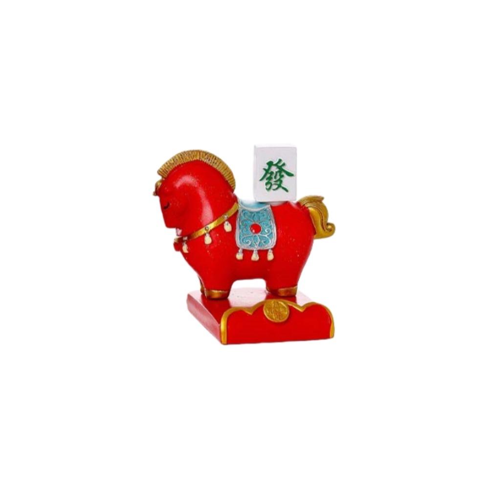 Year of The Horse 2026 Horse Year Figurines Mobile Phone Stand  Home Party Decor