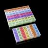 28 Grids 56 Grids Nail Art Colorful Jewelry Box Storage Box, Separately Opened Mini Drill Box Plastic Box Component Box
