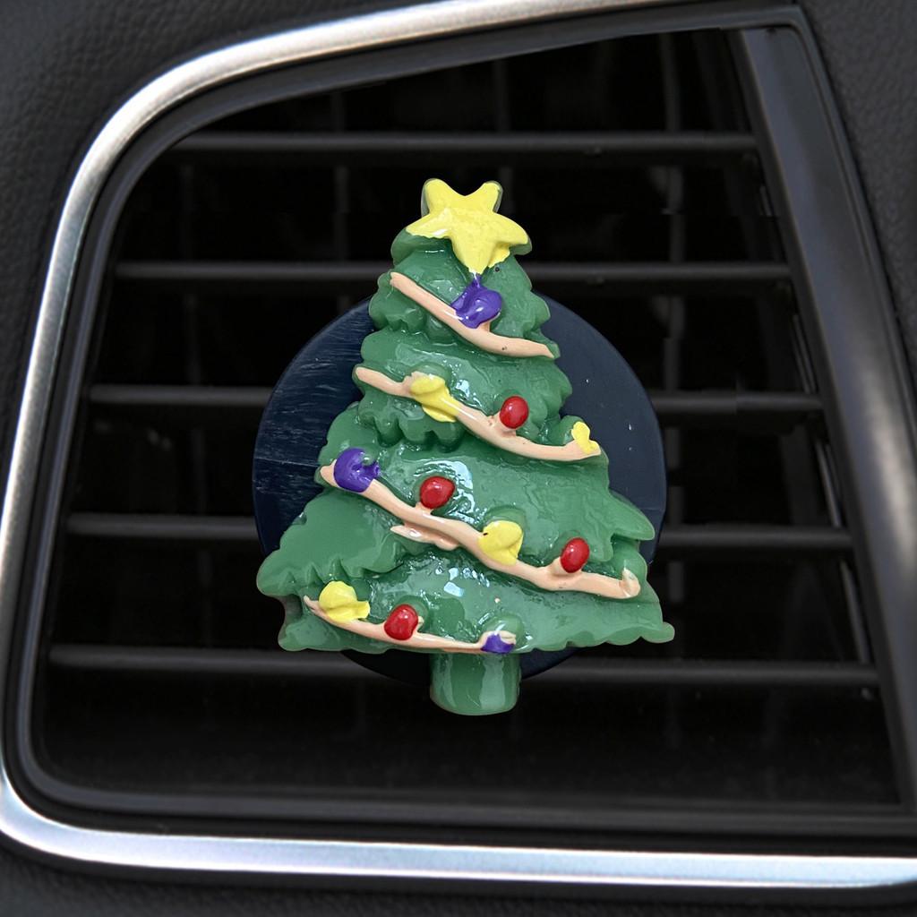 Cute Cartoon Car Air Vent Perfume Holder Christmas Decorative Accessories For Car Interior